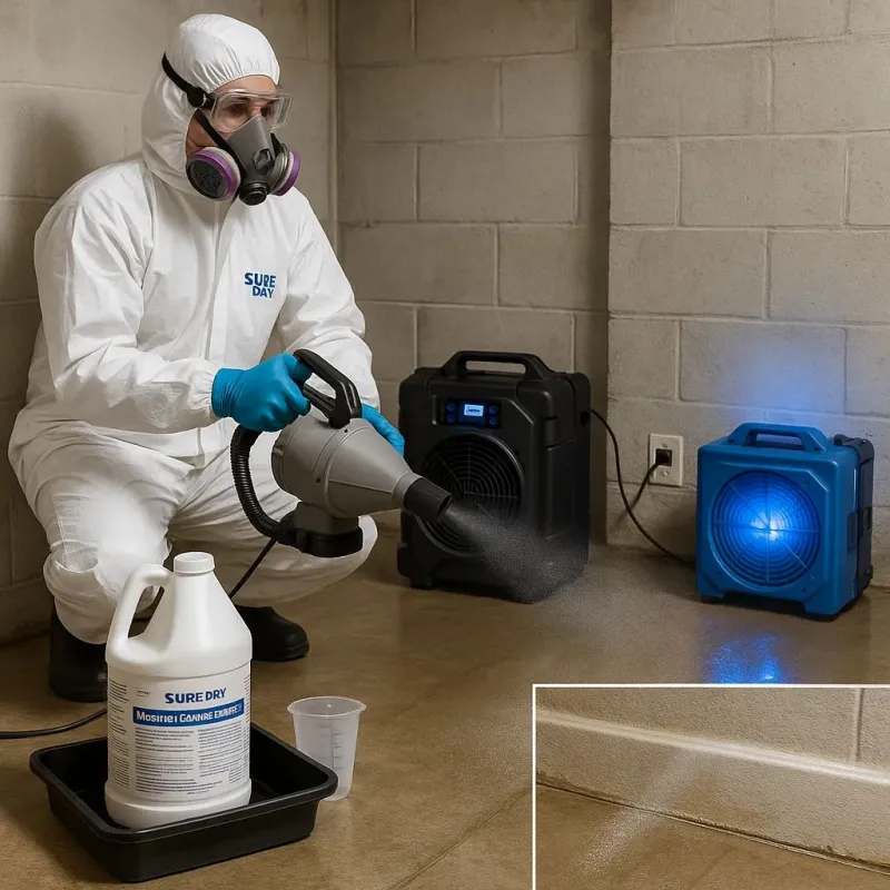 Sanitization and Odor Removal process in Cary, NC