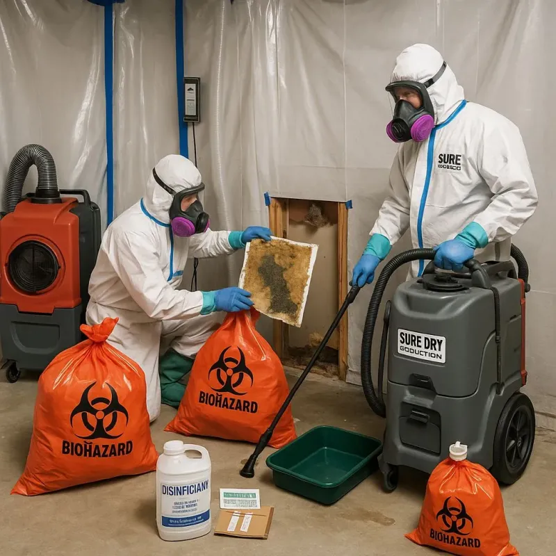 Contaminated Water Handling Protocols process in Cary, NC