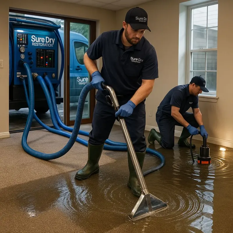 Water Extraction and Removal process in Cary, NC